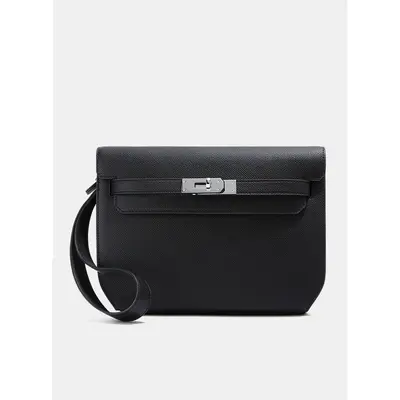 Genuine Leather Retro Briefcase, Large Capacity Messenger Bag for Men and Women - 8