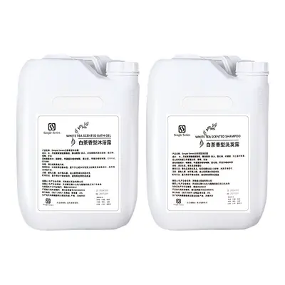White Tea Shampoo and Shower Gel, 20 L Hotel Size - 6