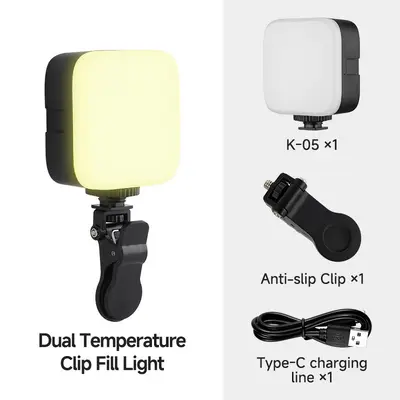 RGB Handy-Aufhelllicht tragbare Mini-Taschenlampee Outdoor-Foto-Video LED-Tofueleuchte Live-Stream Beauty-Light - 7