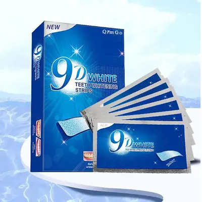 9D Teeth Whitening Strips, Yellow Stain Remover - 3