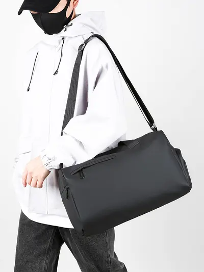 Short-distance Travel Bag Lightweight Luggage Handbag Fitness Bag Men's Dry-wet Separation Swimming Single Shoulder Bag Sports Crossbody Bag
