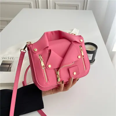 Women's Small Square Crossbody Bag, Four Colors - 2