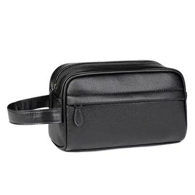 Herren-Ledertasche Clutch, kariert, mit Reißverschluss, Modell 2025 - 6