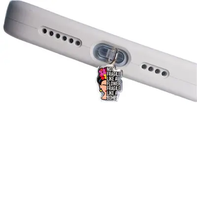 Double-layer geisha design mobile phone dust plug