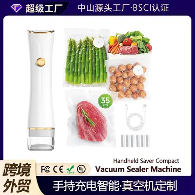 Portable vacuum sealer, smart food compression - 2
