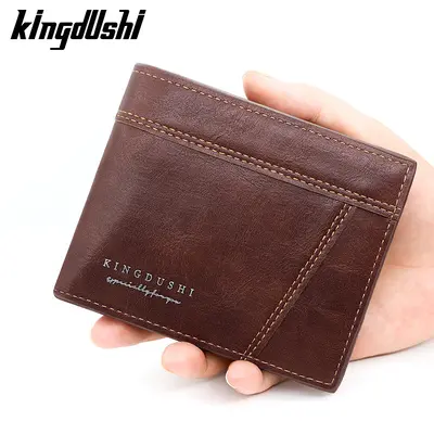 Men's Wallet Kingdushi with Zip Coin Pouch, Large Capacity - 1