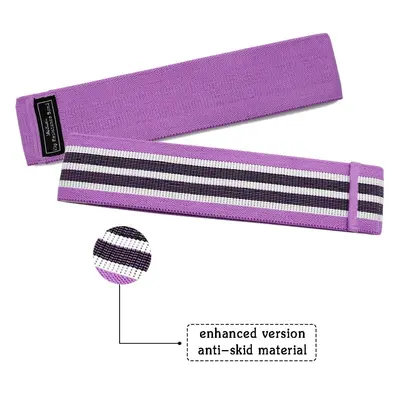 Yoga Resistance Band Set, Polyester-Cotton Woven Glute Loop, Squat Fitness Loops - 10
