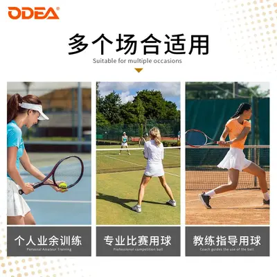 Odear PADEL BALL Cage-Style Padel Tennis Ball, Thick Inner Core, High Elasticity, Durable Training Ball