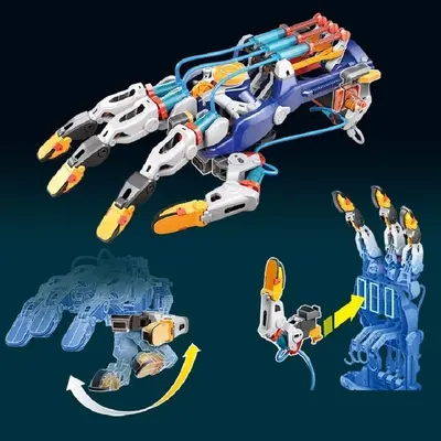 Hydraulic Mechanical Arm Building Block Set, Ages 8-12, Birthday Gift - 5