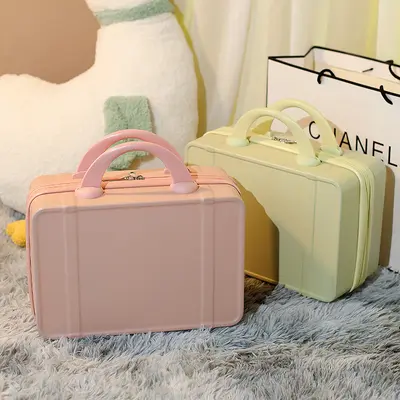 Women's Lightweight Carry-On Suitcase, 16 Inch, Mini Makeup Case Set