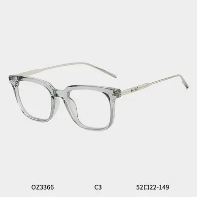 Square Blue Light Blocking Glasses for Men, Prescription Lenses Possible - 9
