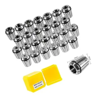 ER11-5mm Gravür Motoru Uzatma Mili 7 Parça Set, ER11 Pens - 3