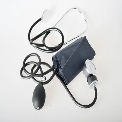 Manual Arm Blood Pressure Monitor with Stethoscope, Mercury-Free