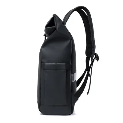 Men's Roll-Top Waterproof Laptop Backpack, Large Capacity - 4