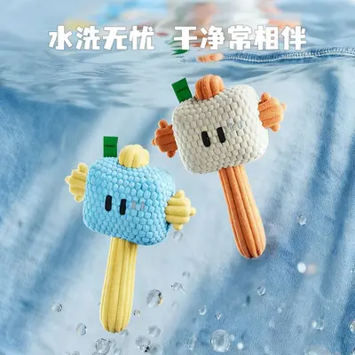 Игрушка для собак Whack-a-Mole Hammer Toy Chew Squeaky Interactive Durable Chew Dog Toy Pet Plush Toy Wholesale - 4