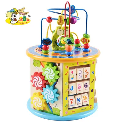 Multifunctional Bead Maze Early Education Toy, Ages 1-2