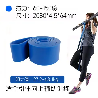 TPE Resistance Band with Pull-Up Assist, Multifunctional Training - 11