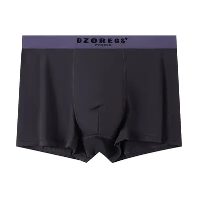 3D Seamless Cotton Men's Boxer Briefs with Antibacterial Silk Crotch - 8