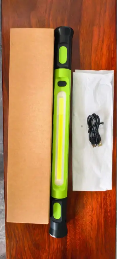 Rechargeable magnetic COB work light and camping lantern with hook - 13