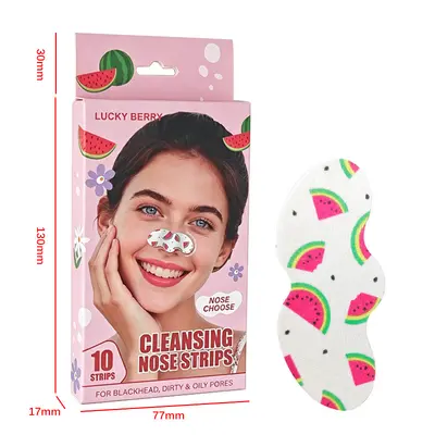 Peel-Off Blackhead Removing Nose Strips - 12