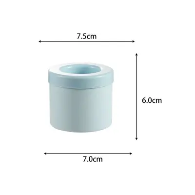 Silikon Buz Kalıbı Buz Küpü Kalıbı Kolay Çıkarma Silindir Buz Kalıbı Mini Buz Kovası Buz Kutusu Saklama Kutusu - 7