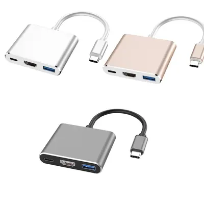 Type-C 3-in-1 docking station switch gaming console mobile phone computer HDMI multifunction USB hub converter