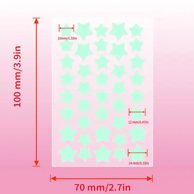 Star-Shaped Colorful Hydrocolloid Acne Patch with Portable Box - 7