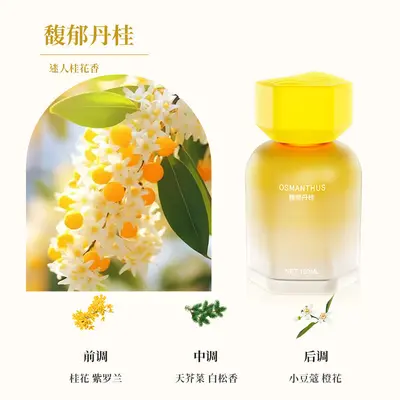 Osmanthus Car Air Freshener, Light Perfume Scent Automotive Odor Eliminator - 7