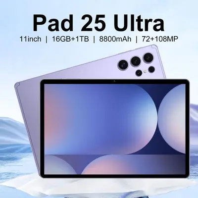 Pad 25 Ultra 11-Inch Android Tablet, Dual SIM