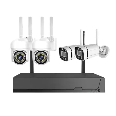 Kablosuz dome kamera seti, 5MP, 8 kanal, WiFi, mobil görüntüleme