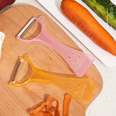ECHO plastic grater, fruit and vegetable, three colors, Japan made