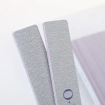 Double-Sided Nail File, Half-Moon Shaped Nail Buffer Tool