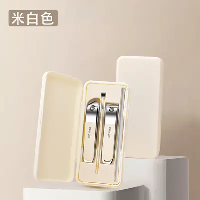 Yeni Seri Stokta 4'lü Set Tırnak Törpüsü Tırnak Makası Kutusu Tam Set Ev Kullanımı Karbon Çelik Taşınabilir Tırnak Bakım Aracı Seti - 7