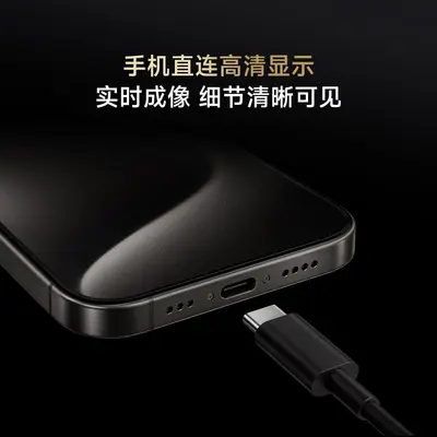 Weishi Tong D100 Endüstriyel Seviye Borescope Telefon HD Kamera Boru Hattı Muayene Aracı Döner Endoskop