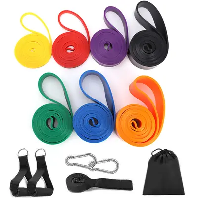 TPE fitness direnç bandı, barfiks ve yoga için - 6