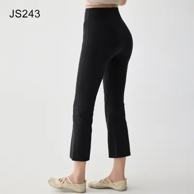 Damen Yogahose mit Mikro-Flare, Sommer, 7/8-Länge - 7