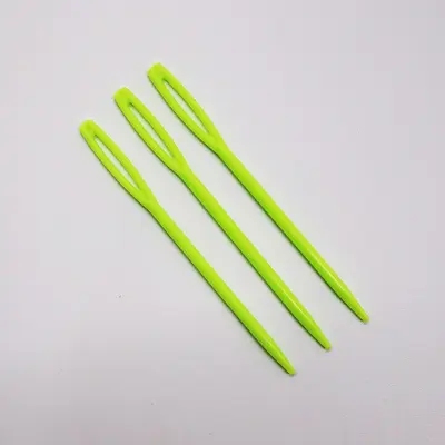 ABS Plastic Hand Sewing Needles, Large-Eye for Knitting and Embroidery - 10