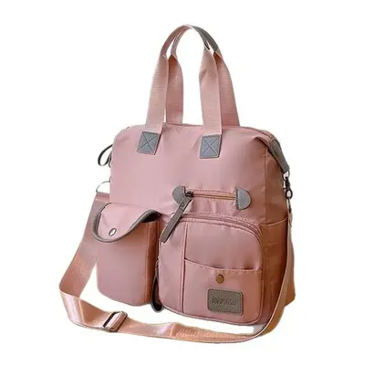 Large women's bag 2026 new model, high capacity, multi-pocket, handbag and shoulder bag, stylish and casual reinforced Oxford fabric travel bag. - 11