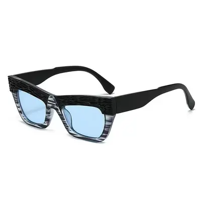 Oversize-Cat-Eye-Sonnenbrille, eckig, Sonnenschutz, unisex - 4