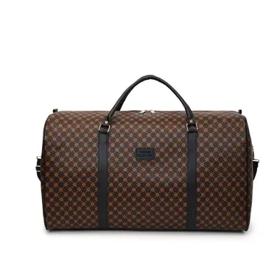Ledertasche mit Trocken-Nass-Trennung und großem Fassungsvermögen