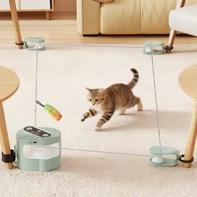 Remote Control Sound Pet Chasing Toy, Automatic Cat Teasing Toy - 5