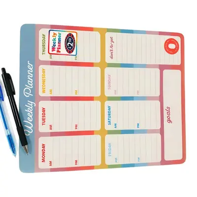 Takvim Planlayıcı Defter Yaratıcı Aylık Takvim Not Defteri Özelleştirilebilir