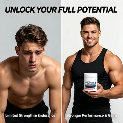 Creatine Monohydrate Powder with Zinc, Magnesium and Taurine, 122g - 4