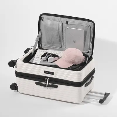 28-inch Double-Opening PC Expandable Trolley Suitcase - 12
