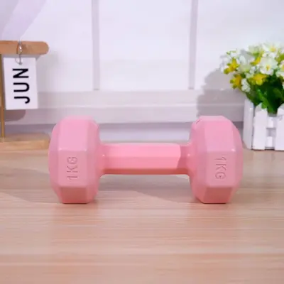 Kadınlar için küçük dambıllar, evde kullanım için fitness ekipmanları, çocuklar için kauçuk kaplı dambıllar, erkekler için kol kası geliştirme kettlebell'leri, yoga dambılları, bir çift set. - 7