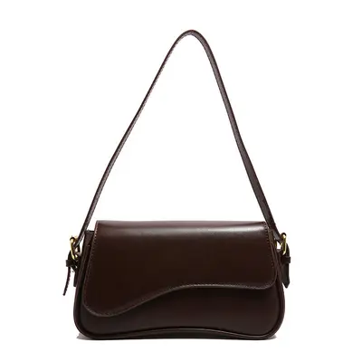 Women's Flip-Cover Magnetic Snap Single-Shoulder Bag, Crossbody Strap - 7