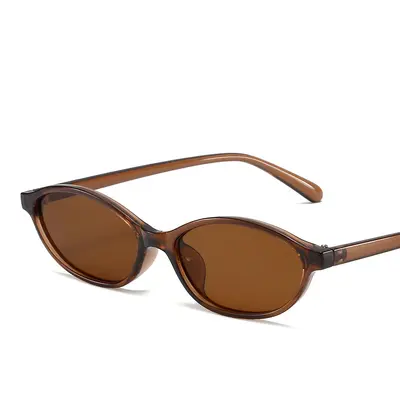 Round Frame Retro Sunglasses, Green, Small Face Fit - 10