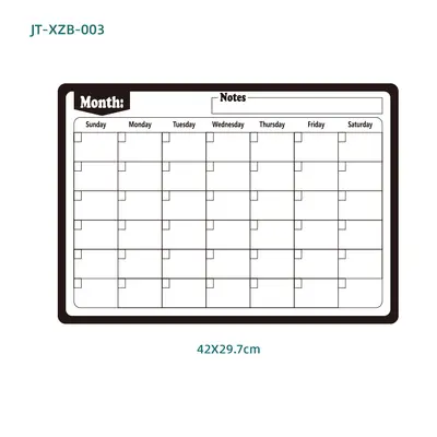 Magnetic Refrigerator Planner with Calendar and Whiteboard - 6