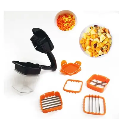 Nice Dicer hızlı sebze doğrayıcı, meyve ve sebze, salata hazırlama seti - 6