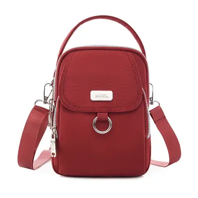 Korean style small bag, mobile phone bag, women's crossbody bag, stylish and versatile single shoulder everyday small shoulder bag, lightweight canvas bag, mother bag - 11